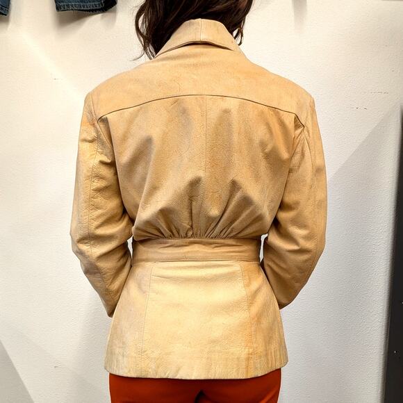 Adventure Bound Tan Leather Jacket - Picture 7 of 8